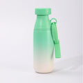 Dopamine-boosting creative portable insulated tumbler - stylish detachable lanyard, stainless steel water bottle with tea infuser, milk bottle