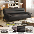 Cat scratch leather foldable sofa bed all-in-one dual-purpose living room office sofa three-slot foldable sofa bed sponge