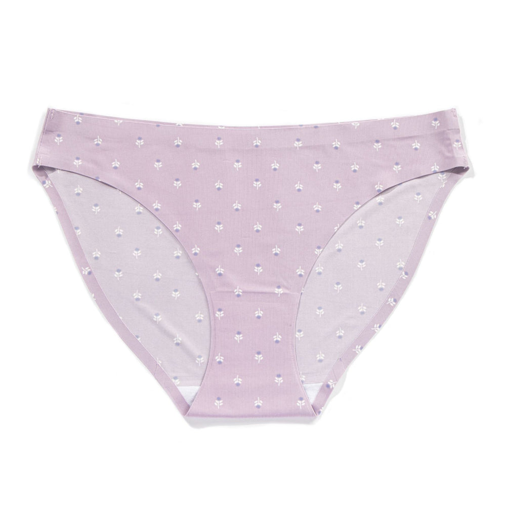 foreign trade wholesale low-waist sexy ice silk seamless underwear women's printing breathable quick-drying plaid women's briefs