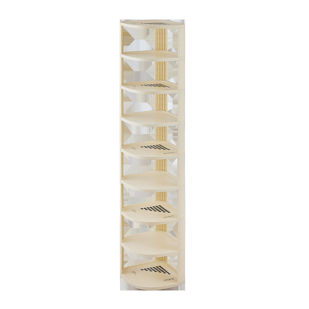 Foldable shoe rack - multi-tier shoe organizer for home, entryway, dorm room, and narrow spaces