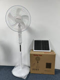 multifunctional solar charging floor fan - solar fan for home, outdoor use, solar electric fan with night light