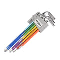 Hex key wrench universal set, hex screwdriver, 6-point tool, colored hex, extended hex, multi-function hex