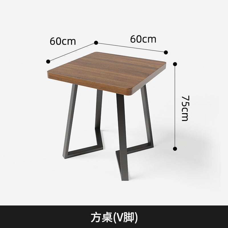 Cross-border industrial style pub tables and chairs cafe bar sofa barbecue restaurant western restaurant dining bar clear bar booth sofa