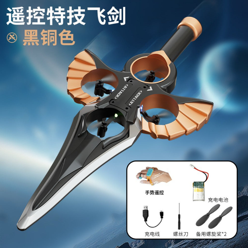 [customized] cross-border remote control four-axis aircraft gravity stunt foam toy colorful charging and fall-resistant chenghai factory