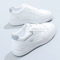 white shoes women's spring autumnew arrivalthick soleins trendyeasiest for matchniche style sports casualbest sellingdad sneakers