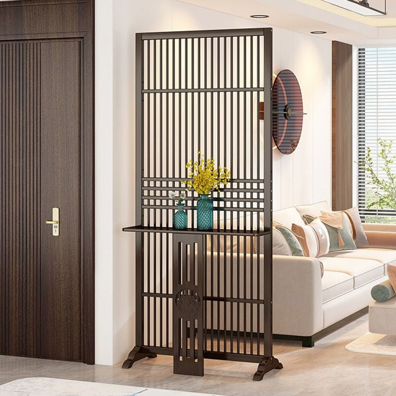 New chinoiserie screen partition living room for home blocking grids solid wood foldablemovable entrance hall office seat screen