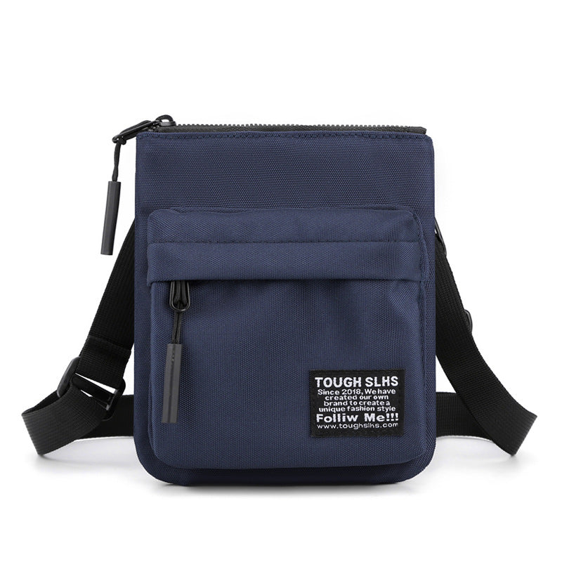 New Japanese men's bags trendy messenger bags simple and ultra-thin shoulder bags outdoor sports small satchel mobile phone bags