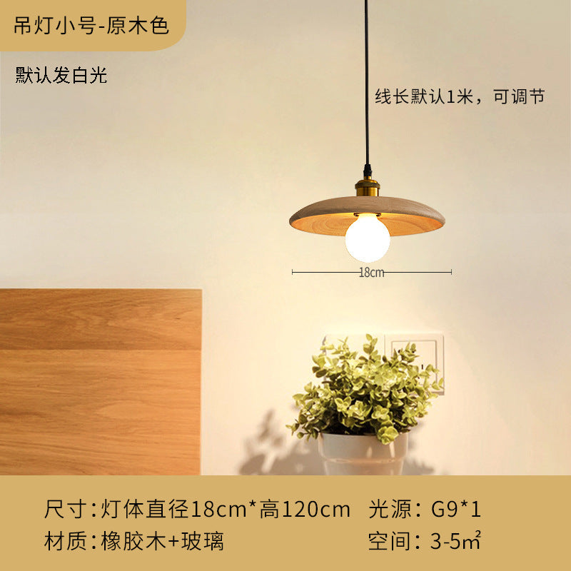 Aisle light, corridor light, Nordic log wind lighting, entrance balcony ceiling light, simple and creative entrance hall light