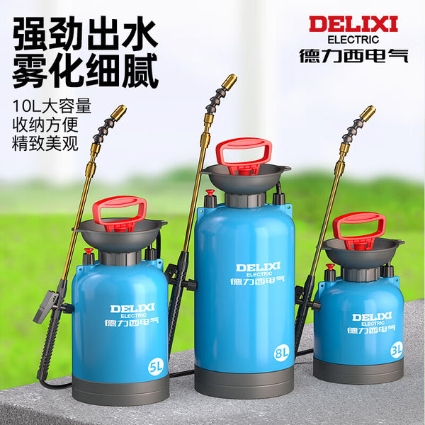 Delixi electrical sprayer, watering can, pesticide artifact, agricultural small disinfection, household watering, water gun spraying