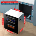 Wholesale uv three-layer 120l disinfection cabinet embedded for home small kitchen tableware chopsticks disinfection cabinet