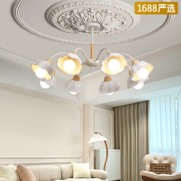 [Strict Selection] Chandelier Creamy Style Simple Modern American Retro Restaurant Light French Main Light Guangdong Zhongshan Lighting