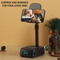 Longweishi q2 creative mobile phone holder smart home brand multi-function bluetooth speaker lazy holder three-in-one