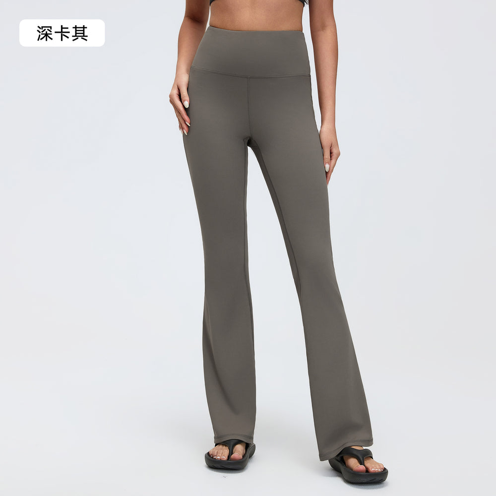 Millennial new slimming booty-lifting flare yoga pants - high-stretch, barely-there feel, versatile fashionable workout leggings for women dl204