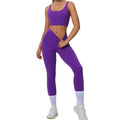 new plus size yoga outfit set for women - brushed, barely-there feel, tight-fitting activewear, high-stretch, breathable fitness set