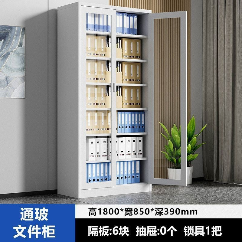 Filing cabinet office data cabinet voucher file cabinet with lock steel employee dormitory storage locker