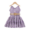 new summer collection: girls' floral sundress - perfect for beach vacations! cross-border exclusive
