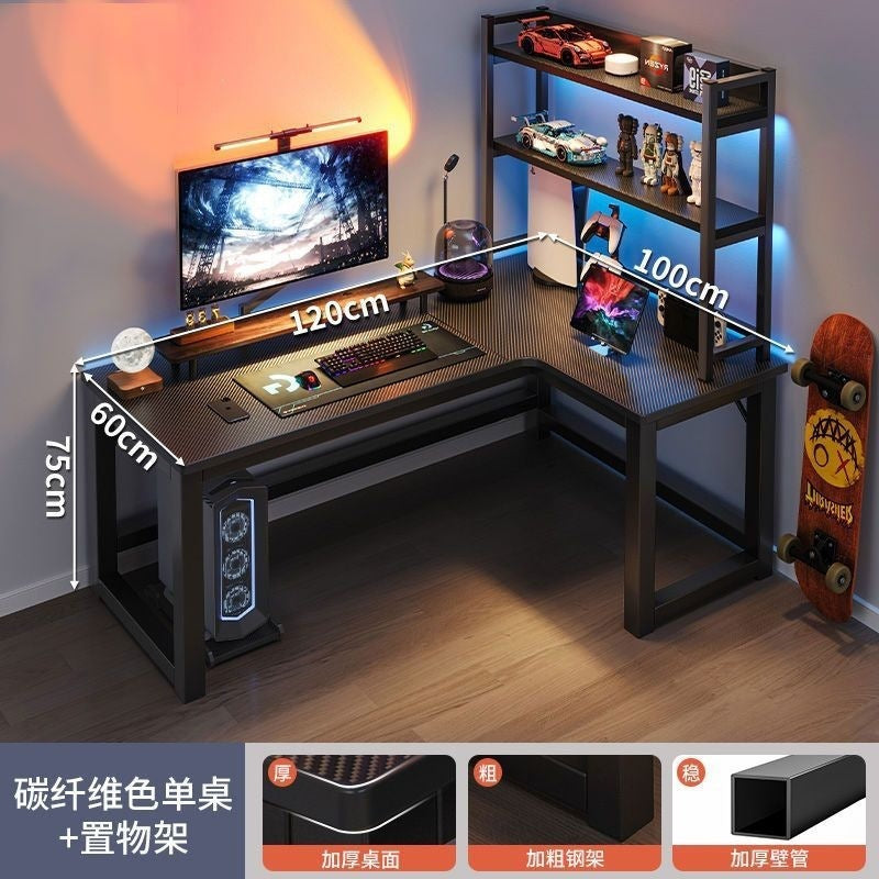 Computer desk desktop home electric competition table and chair bedroom corner office table new chinoiserie large desk student study table