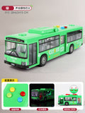 Kids bus large door opening bus light music artificial baby bus bus boy toy