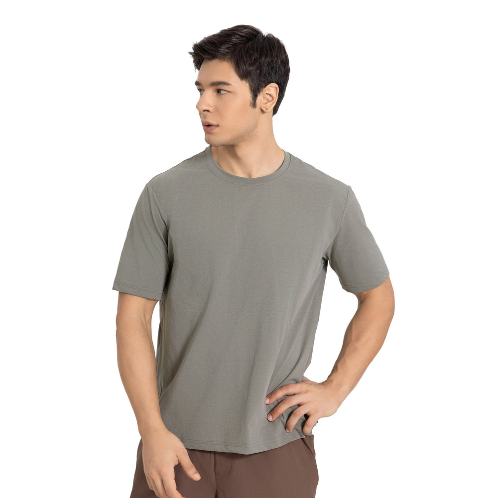 New outdoor quick-dry running & fitness short-sleeve t-shirt for men - summer lightweight, loose fit, versatile activewear top dmt002