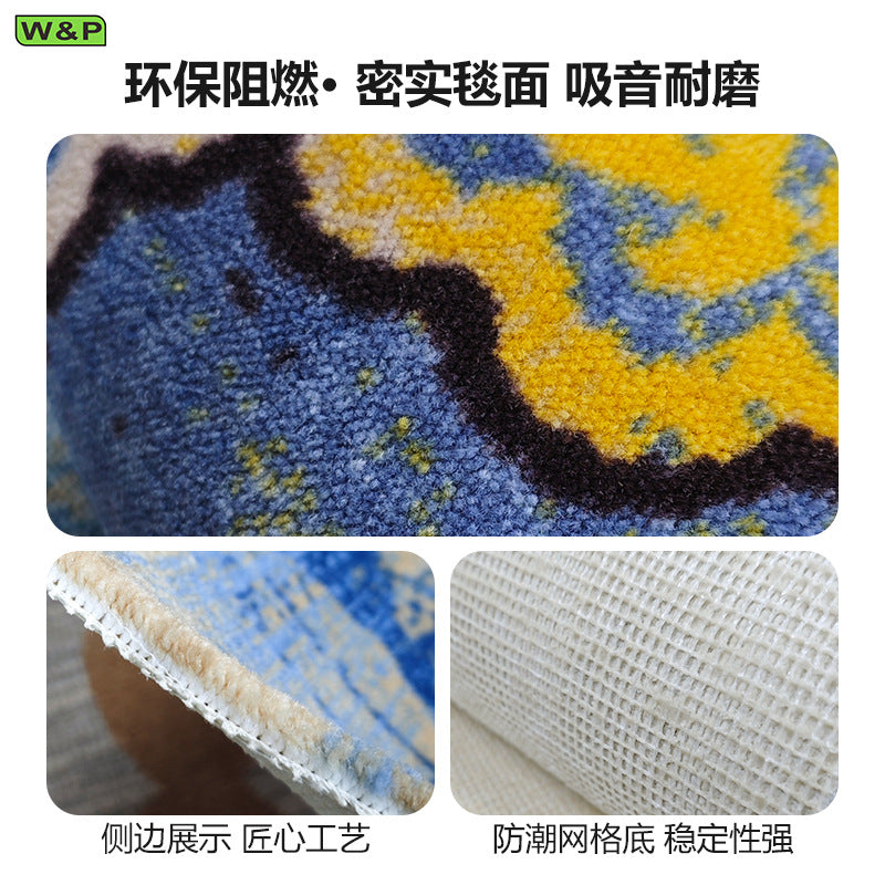 Vip meeting room reception area carpet, thickened nylon fire-retardant large area full coverage hotel stage conference hall carpet
