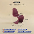 For home backrest chair stackable restaurant popular makeup chair casual creative dining chair sitting negotiation office chair