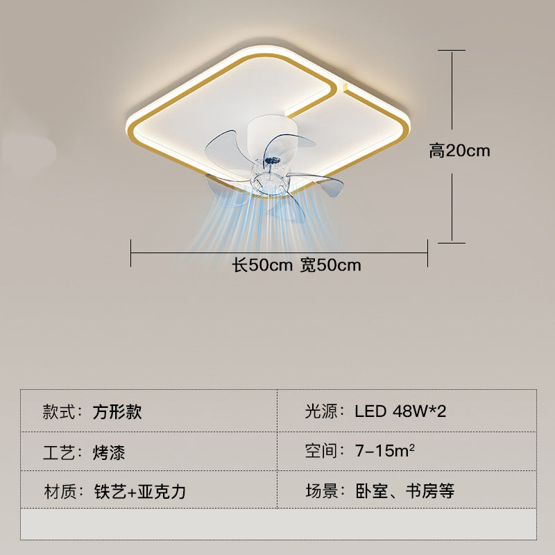 2025 new simple atmosphere living room light personalized design cloud fan ceiling light whole house combination lighting package