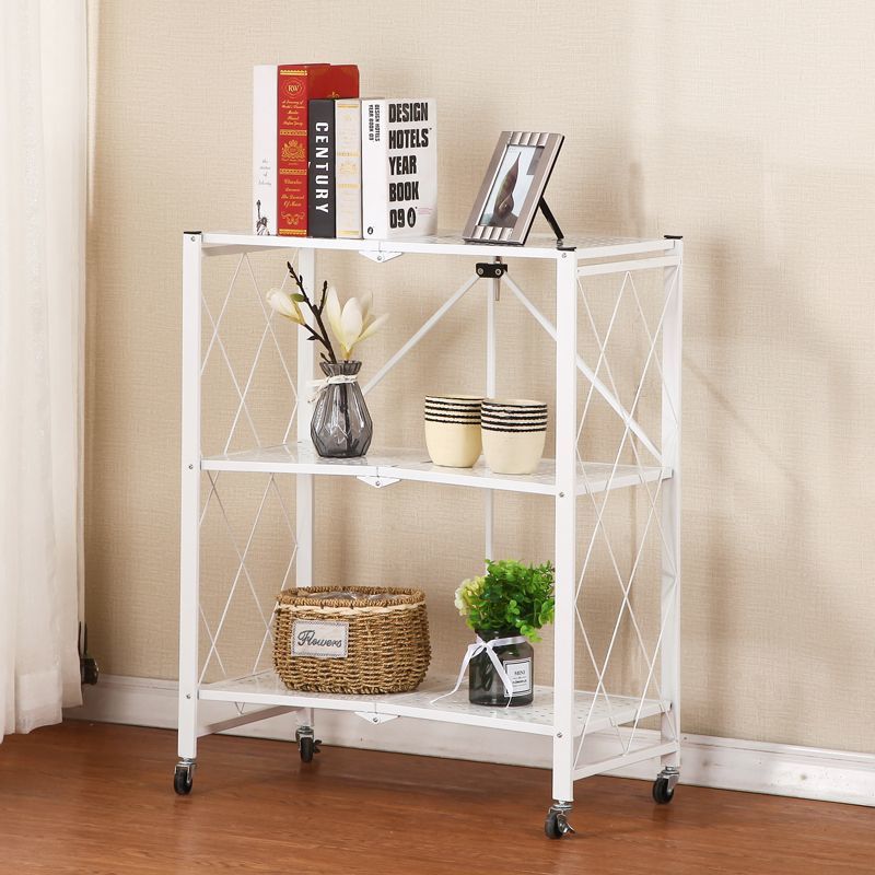 Shelf Floor-to-ceiling multi-layer storage rack Home balcony Bedroom wrought iron finishing rack Storage rack Shelf Layer shelf