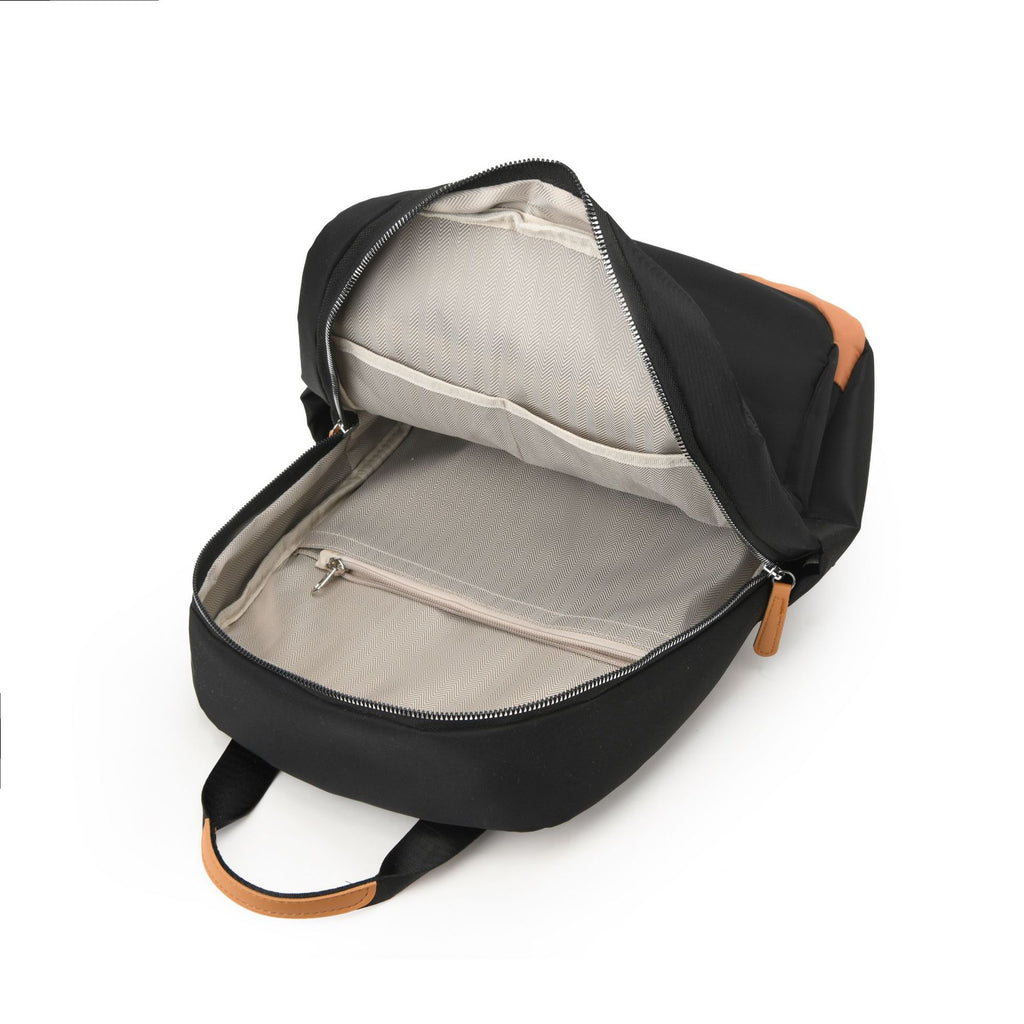 New large-capacity simple travel backpack, lightweight and trendy college student schoolbag, fashionable business commuter backpack.