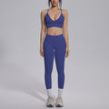 fashionsexy back sports bra suit seamless peach butt quick-drying running fitness yoga suit suit