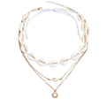 Wholesale sunflower pendants - european & american cross-border jewelry - beach necklace for women - high-end, versatile spiral geometric clavicle chain