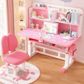 Multi-functional children's study desk for primary and middle school students - adjustable height, bedroom desk and chair set for writing and homework