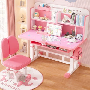 Multi-functional children's study desk for primary and middle school students - adjustable height, bedroom desk and chair set for writing and homework