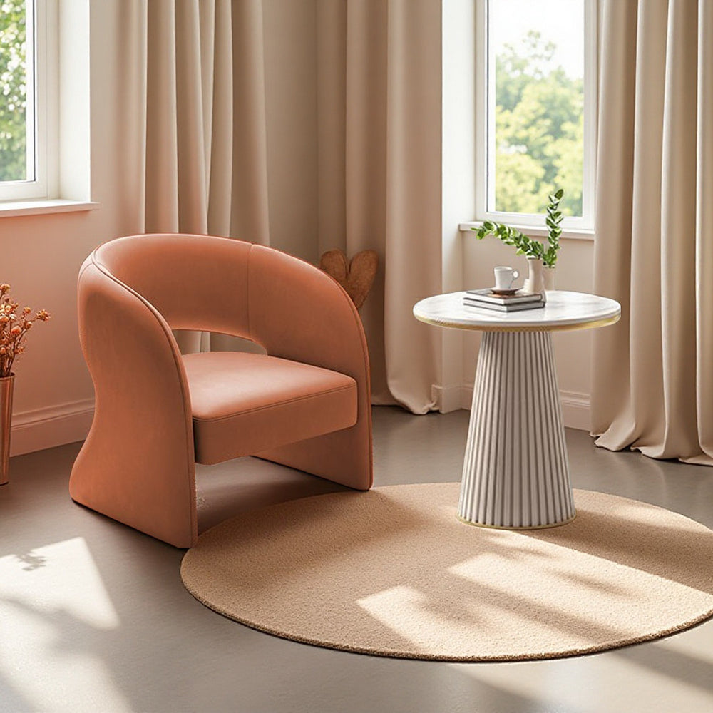 Hotel restaurant living room reception negotiation table and chair set - creative modern minimalist designer casual single sofa chair