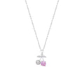 Early spring retro sparkling diamond sugar cube titanium steel necklace women's light luxury niche clavicle chain daily matching accessories wholesale