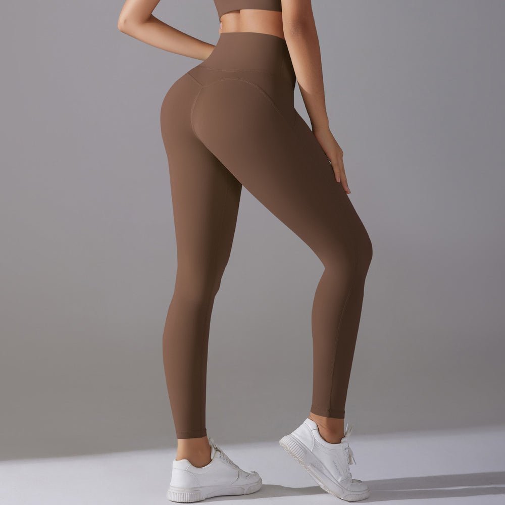 European and american high-waisted, tight-fitting, butt-lifting yoga pants - barely-there feel, antibacterial, no-panty-lining needed, quick-dry leggings for running, training, and fitness