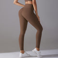 European and american high-waisted, tight-fitting, butt-lifting yoga pants - barely-there feel, antibacterial, no-panty-lining needed, quick-dry leggings for running, training, and fitness
