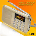 Happy companion l-218 elderly radio bluetooth speaker - new portable rechargeable card player