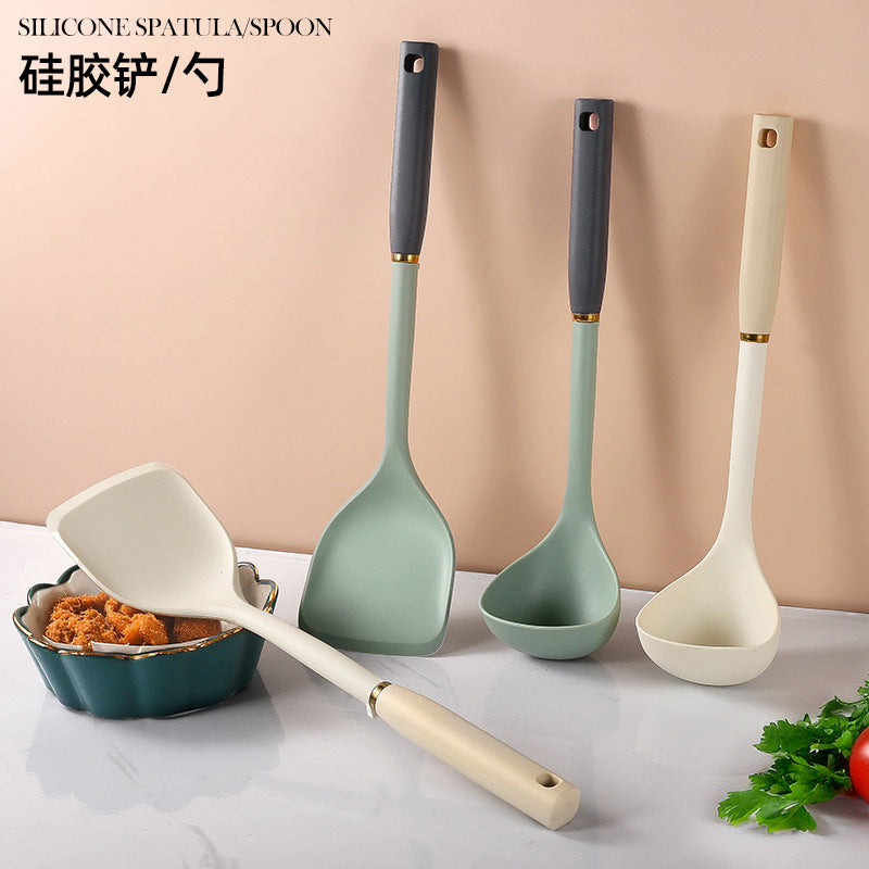 Cooking shovel non-stick pan wok kitchen tools spoon large soup silicone spatula kitchen utensils home kitchen