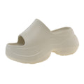 2025 new women's extra thick slippers - non-slip, height increasing, outdoor wearable platform slippers - new beach style closed-toe summer wholesale
