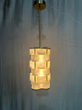 Modern minimalist faux marble pendant light - bedroom bedside, unique restaurant, designer style, light luxury bar, ultra-minimalist lighting fixture
