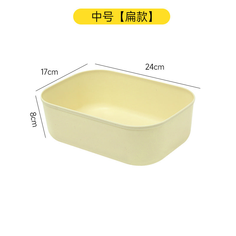 Storage box, desktop finishing, living room snacks, toy storage basket, kitchen sundries basket, rectangular covered storage box.