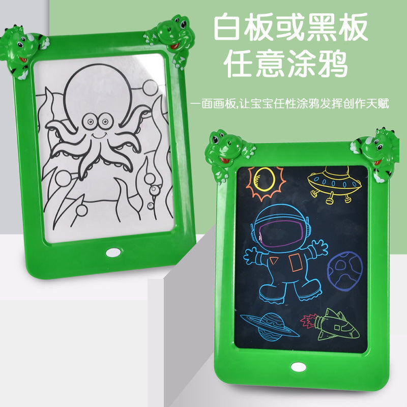 new product: dinosaur drawing board 9inch lcd light-up fun doodle kids' writing board toy - wholesale