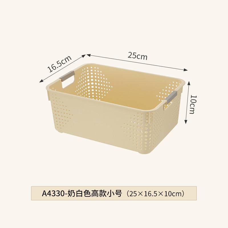 Wholesale desktop storage basket sundries storage box storage basket rectangular snack toy storage basket finishing box