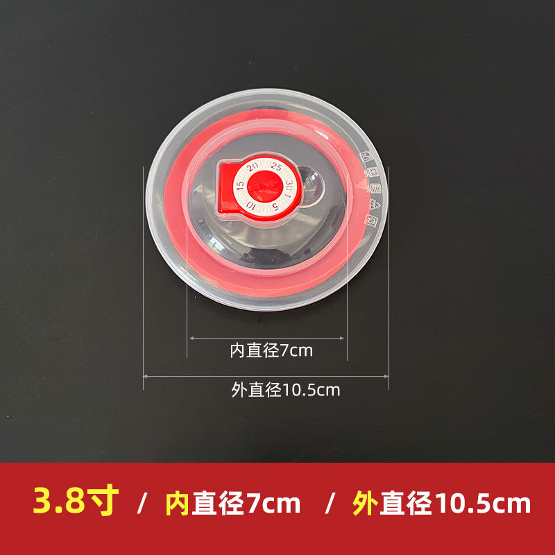 Food-grade round universal food storage bowl lid, transparent silicone sealing lid, leak-proof plastic bowl cover, household dustproof and oil-resistant