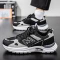 Men's summer mesh sneakers: breathable, versatile, soft sole, non-slip, casual running shoes - dad sneaker style