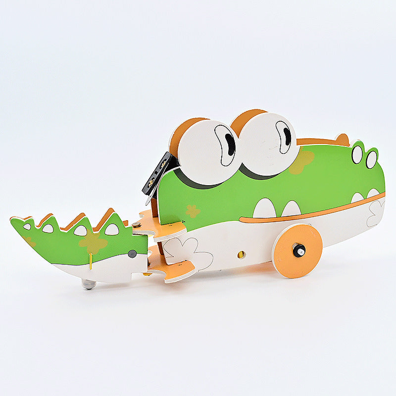 KT board small crocodile bionic small animal handmade technology small production children's educational science small experiment material package new