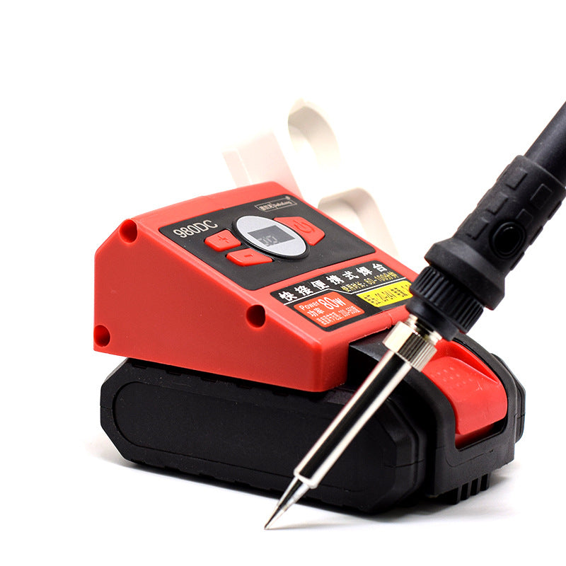 12V lithium battery welding table electric Loco iron intelligent fast heating 936 welding table mobile portable outdoor maintenance