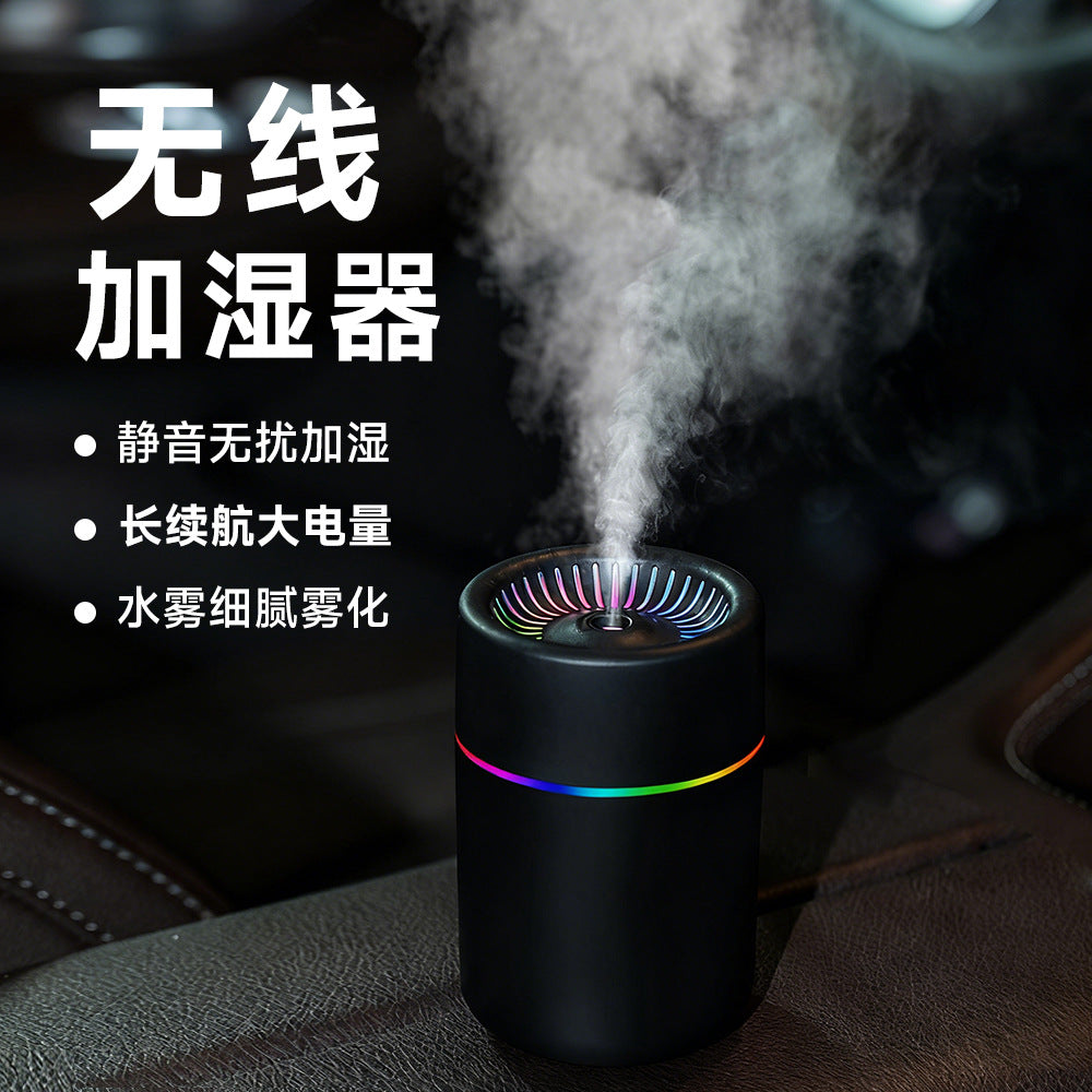 Small wireless humidifier usb rechargeable portable office desktop air mist humidifier for home use - quiet operation