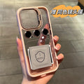 U1 lens cover holder suitable for iphone17pro apple 15 high transparency mobile phone case 16promax with lens film