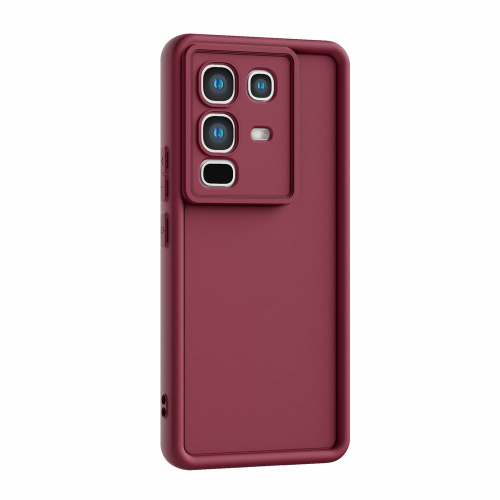 Suitable for transsion infinix-note50pro pure color emery anti-fall mobile phone case all-inclusive simple mobile phone case